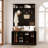 Keasal Hall Tree 39.4'' Wide with Bench and Shoe Storage-625407139