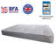 Budget Friendly Orthopaedic Med-Firm Mattress, White Damask Cover and border, Dual Sided, Tufted, 22CM / 9 INCH Deep.-353638932