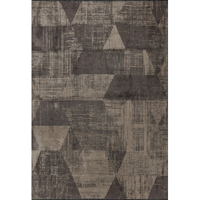 Rapture Beige/Brown Abstract Luxury Area Rug