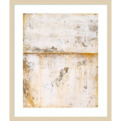 «White Serene» par Erin Ashley, reproduction d'art encadrée sur bois