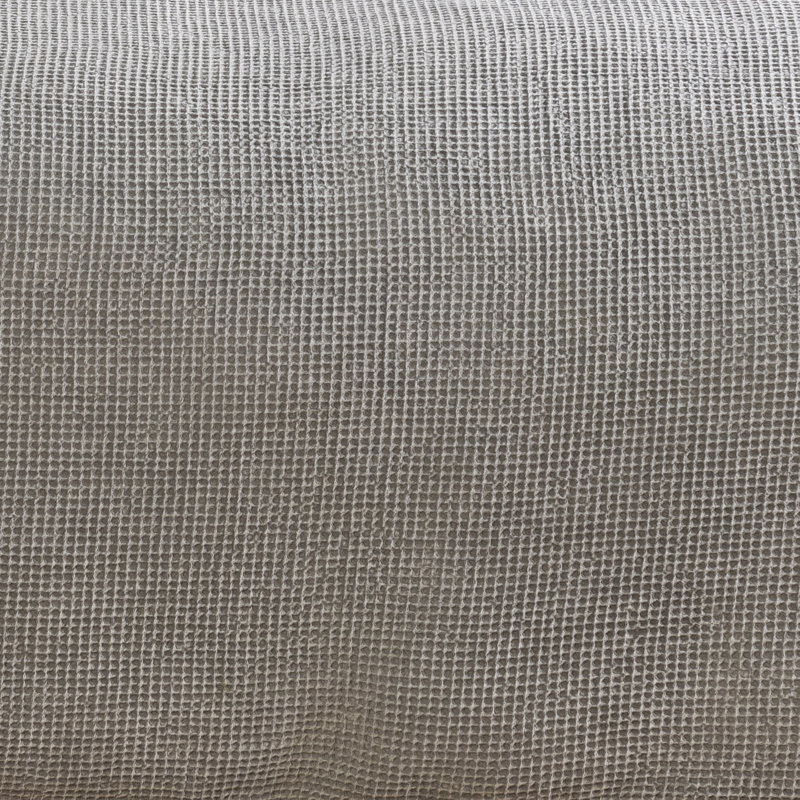 Ensemble de housse de couette 3 pièces Kappa, Housse de couette pour grand lit + 2 taies décora, Gris clair