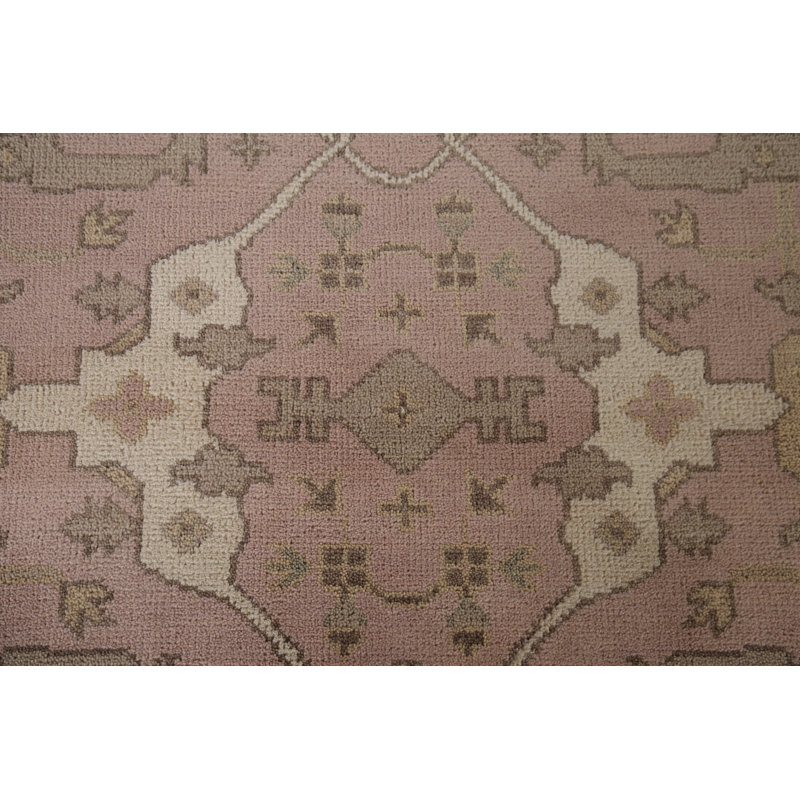 Tapis rose clair Oushak 5 x 8 po