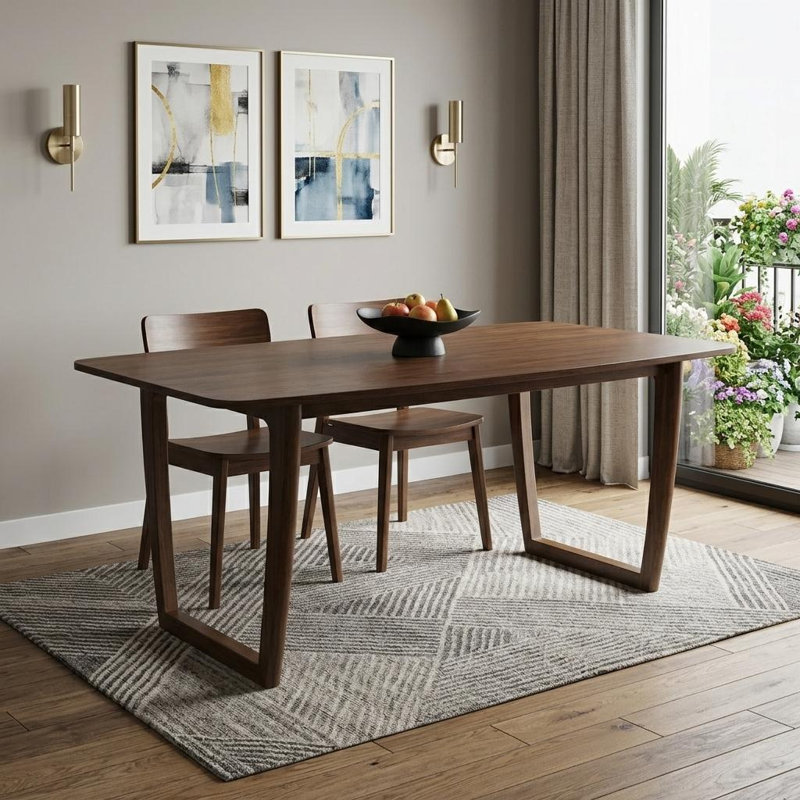 Escoba Solid Wood Base Dining Table
