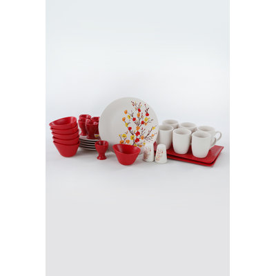 Piece Ceramic Dinnerware Set - Service for 6