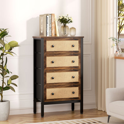 Ahron Steel 62cm W 4 - Drawer Chest of Drawers