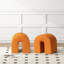 45cm Arched Footstool Large Ottoman-575741829