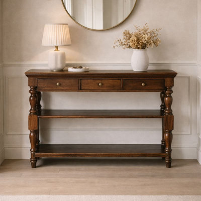 110cm Solid Wood Console Table
