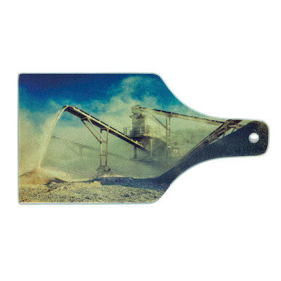 Planche à découper en verre trempé Ambesonne