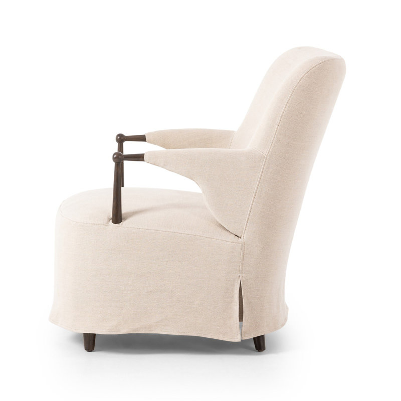 Brently Chair, Cream Linen