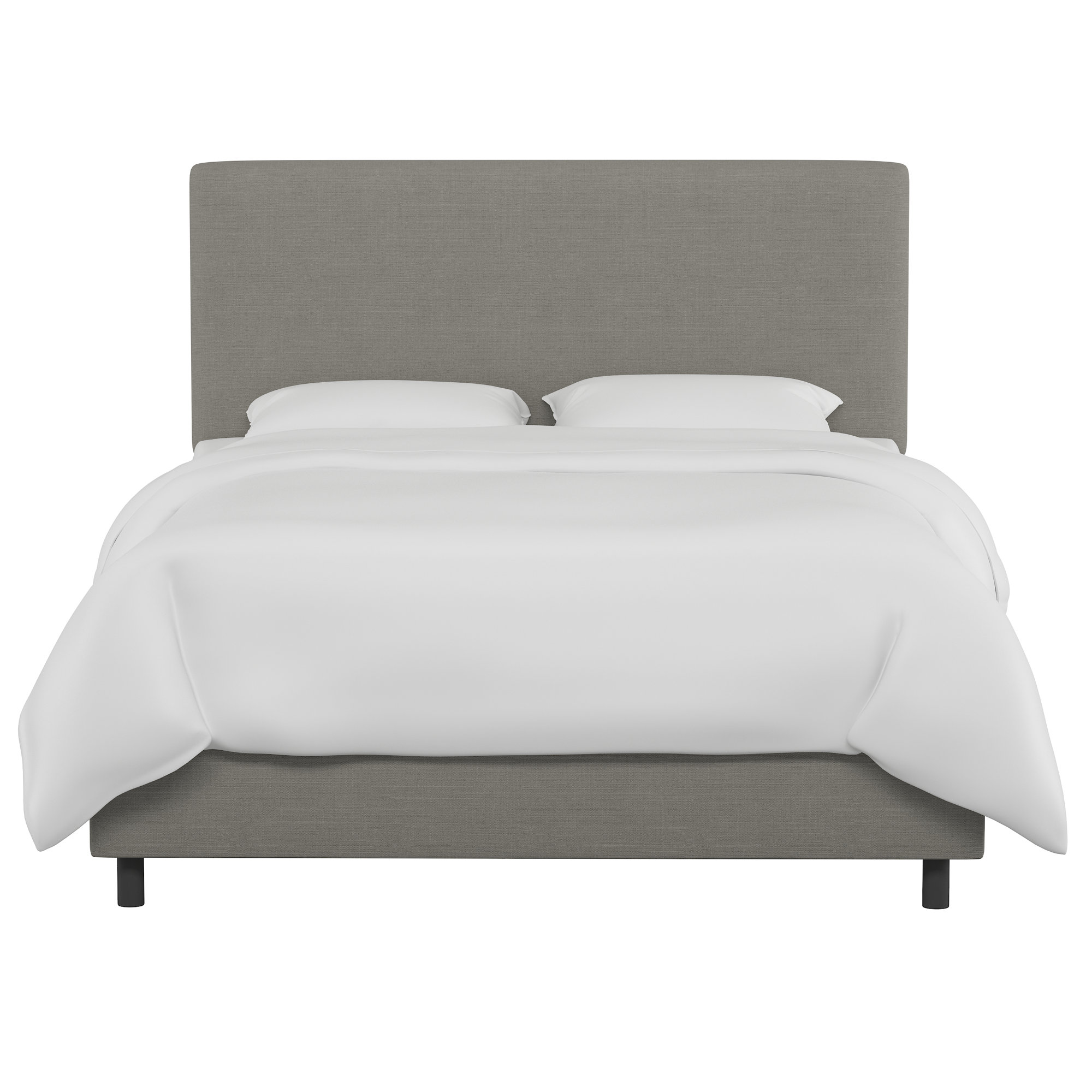 Eisley Upholstered Bed, Full, Classic Grey Linen