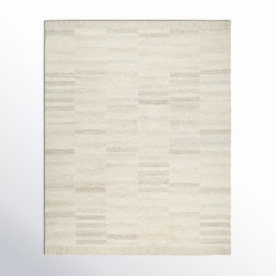 Rectangle Adarian Hand Tufted Wool Area Rug