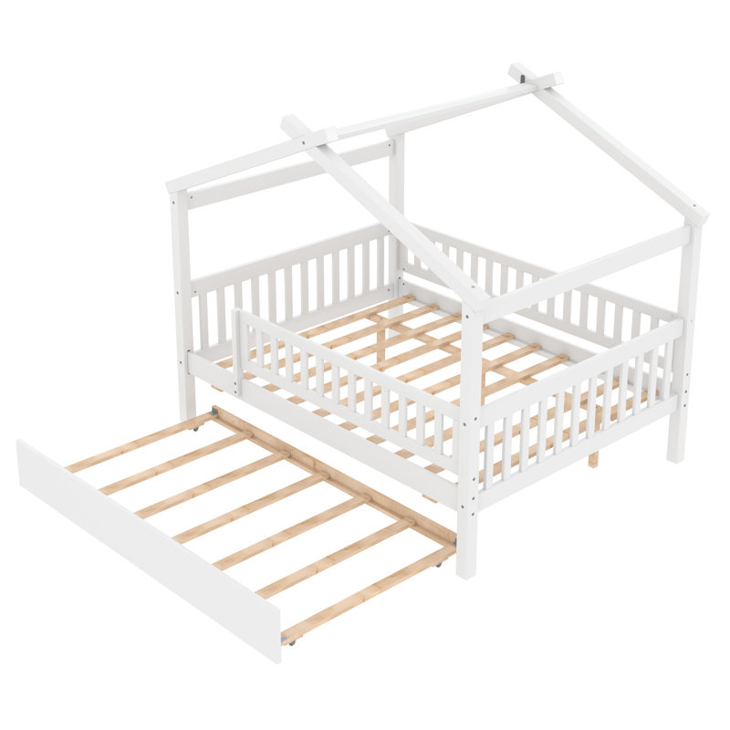 Ventre Kids Full with Trundle, White