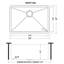 Ruvati 30" L x 22" W Farmhouse/Apron Kitchen Sink-510459688