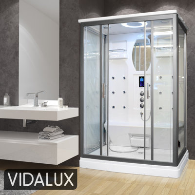 Vidalux Alpine Twin 2 Person Steam Shower Cabin 1400 x 900