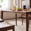 Ensemble de table rétro en noyer noir-106257237