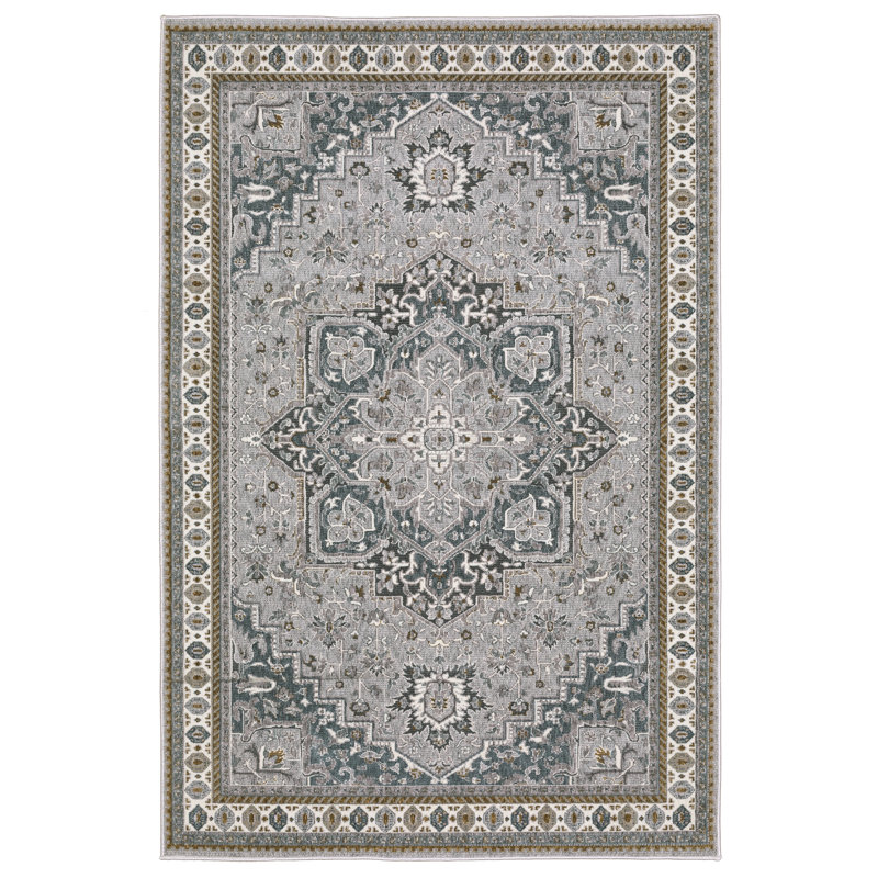 Raynisha Oriental Indoor Rug, Rectangle 6'7" x 9'6"