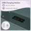 Lit escamotable Valeri avec canapé, tablettes de rangement et station de recharge USB-2020965602