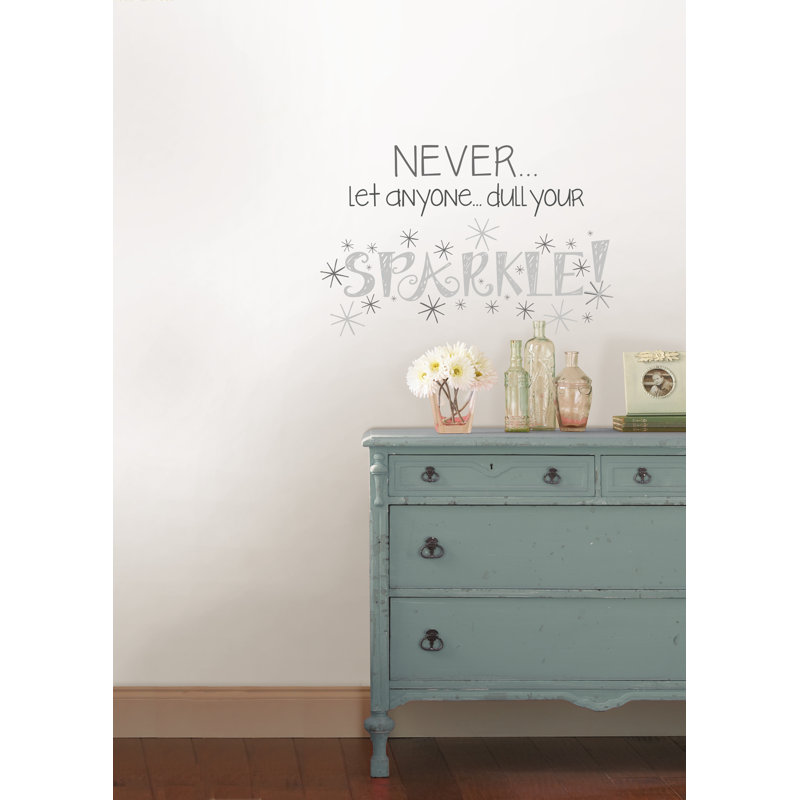 Text & Numbers Non-Wall Damaging Wall Decal