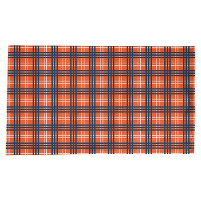 Plaid Cotton Blend Tablecloth