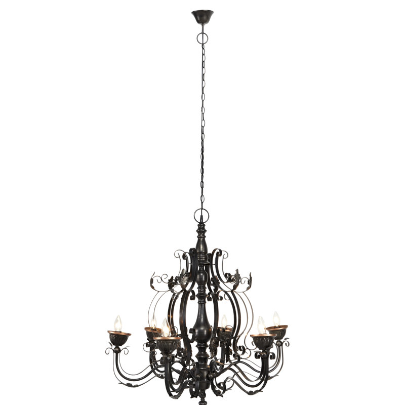 Lustree empire 6 lumières à bougie de style bougie Hales