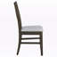 Chaise d'appoint à finition grise Cradle (ensemble de 2)
