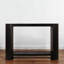 Modern Black Rounded-Edge Console Table