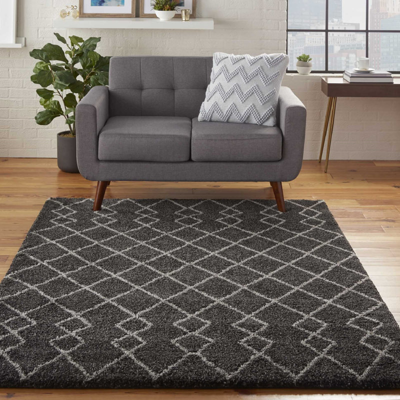Mildenhall Performance Geometric Indoor Rug, Rectangle 8'10" x 12'