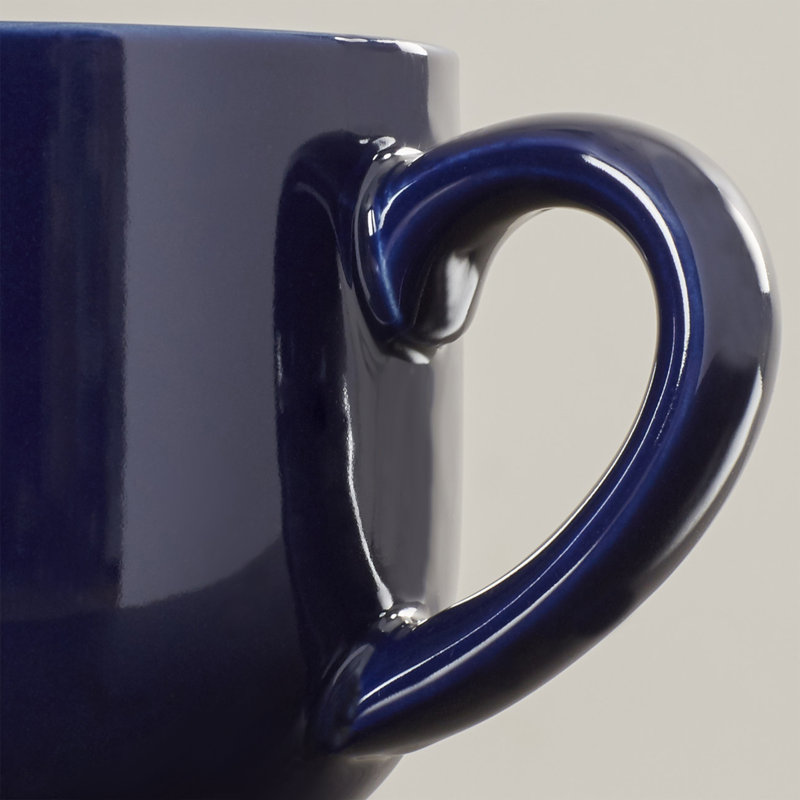 Ensemble de 4 tasses à café Plainfield, Bleu marine