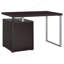 Bureau réversible à 3 tiroirs Cappuccino-1775411906