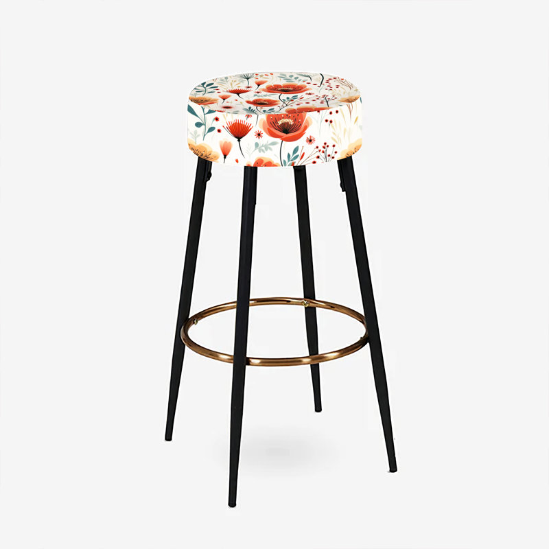 Ensemble de 2 tabourets de bar Red Coastal Serene