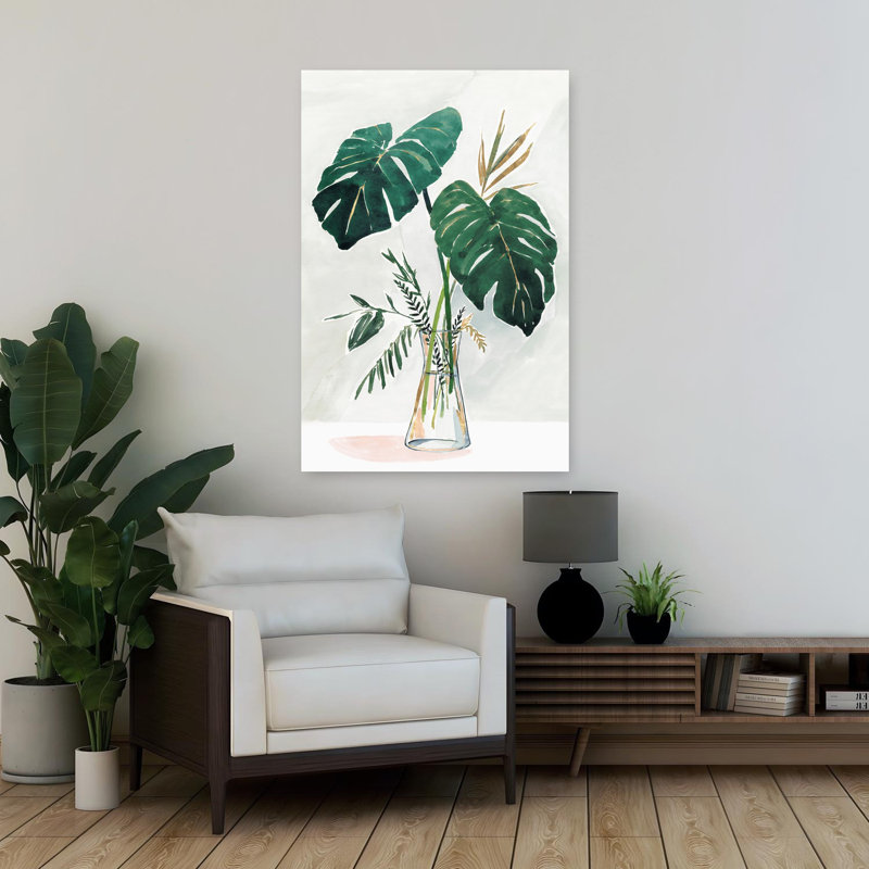 Forenoon I, art moderne abstrait de la nature, H 36 po x l 24 po