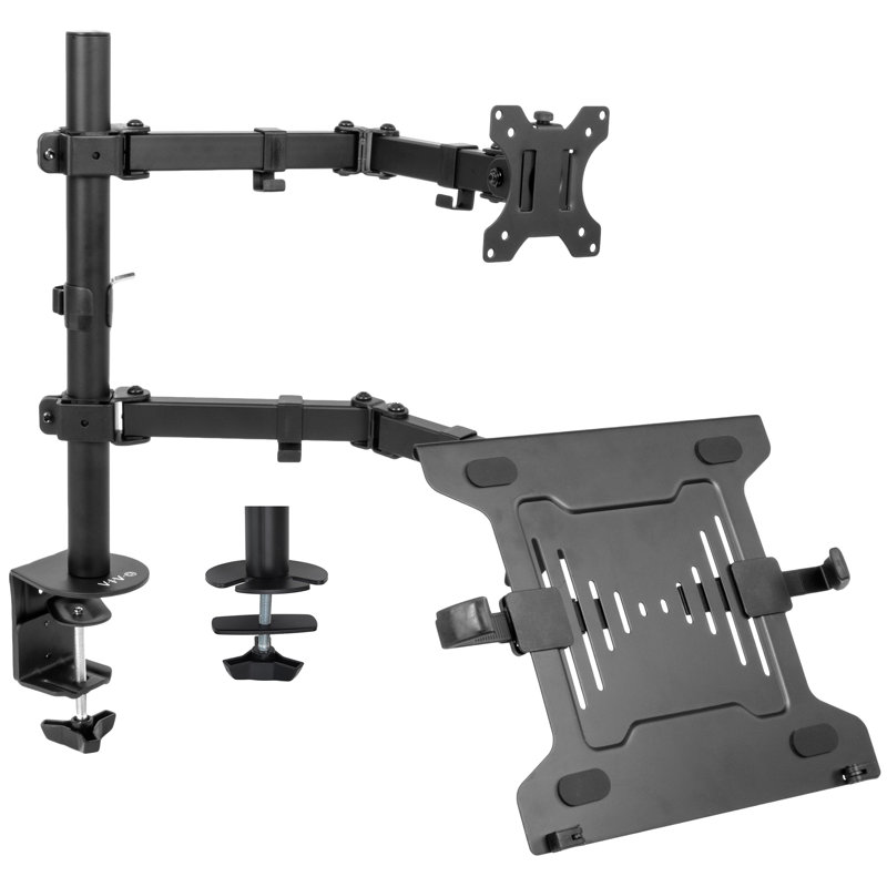 Moniteur simple et support pour bureau d'ordinateur portable