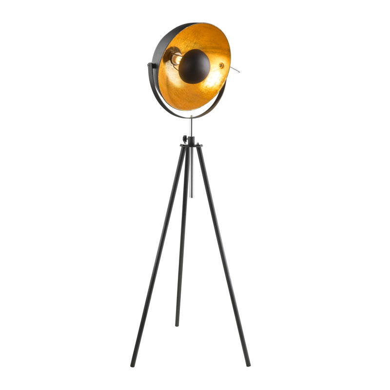 Alicante 179cm Tripod Floor Lamp, Black