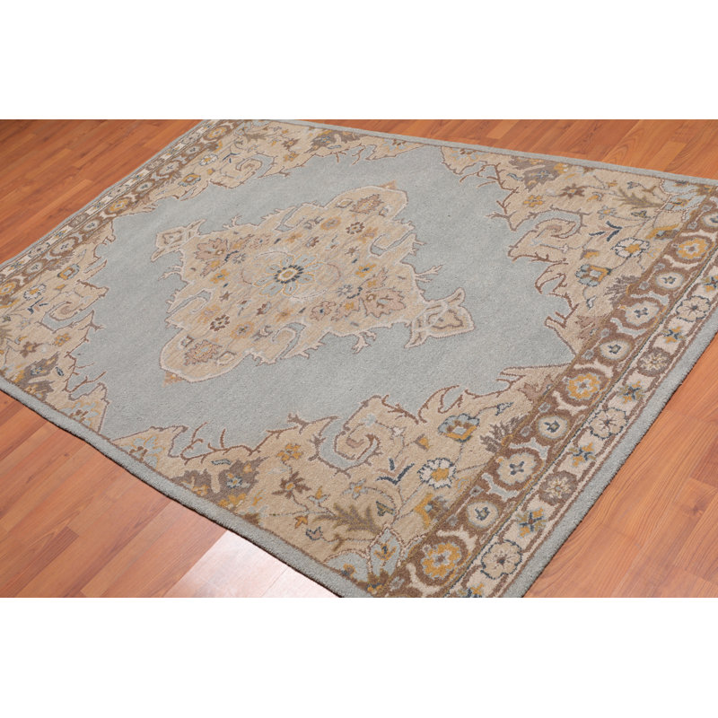 Depuy Wool Oriental Indoor Rug