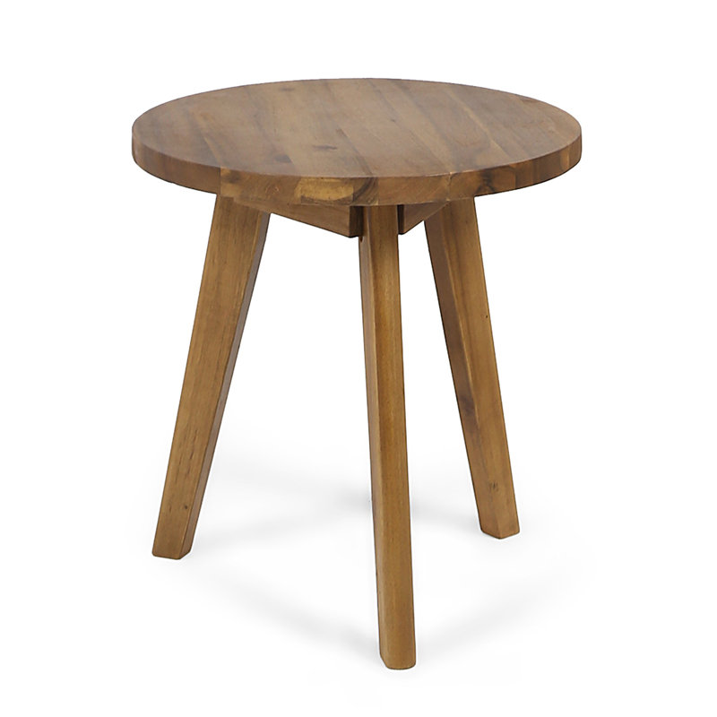 Solid Wood End Table, Natural