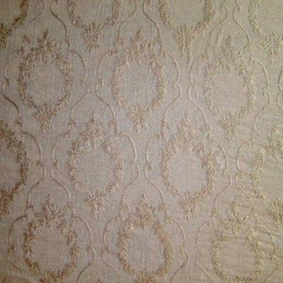 Tissu Kelly | Tissu diaphane brodé à motif floral | Tissu de draperie et de rideau