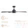 Bali Smart 5-Blade 52in Ceiling Fan 2700K-6000K CCT Selectable LED Light Kit with Remote Control and Hardware with Reversible Blades in Weathered Works With iOS or Android App