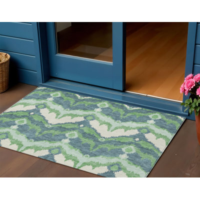 Tapis intérieur lavable ivoire 3 pi x 5 pi ivoire