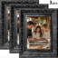 Cadre photo noir 3 pièces 8 "x 10" noir avec changement de photo facile-2073472586-2073472587-2073472591