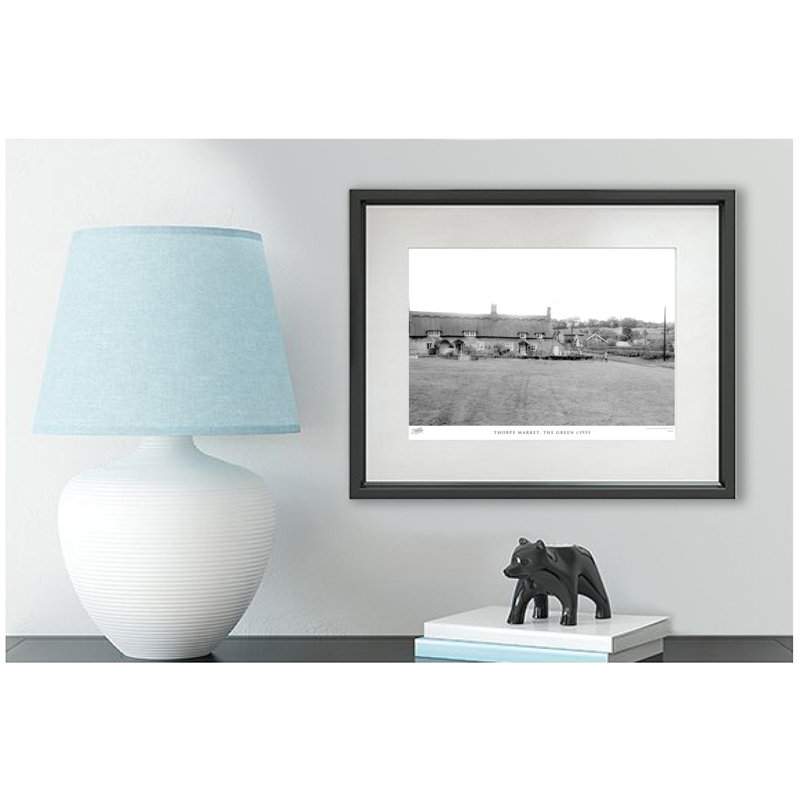 Thorpe Market, The Green C1955 by Francis Frith - Single Picture Frame Print, 28cm H x 36cm W x 2.3cm D