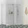 Radiance 66 In. W X 35 In. D X 76 In. H Sliding Frameless Corner Shower Enclosure With Clear Glass