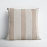 Emmit Striped Sunbrella® Indoor/Outdoor Reversible Throw Pillow