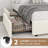Modern Boucle Upholstered Platform Bed Frame with 2 Storage Drawers - Rounded Headboard - Sturdy Wooden Slats-80486850-80486716