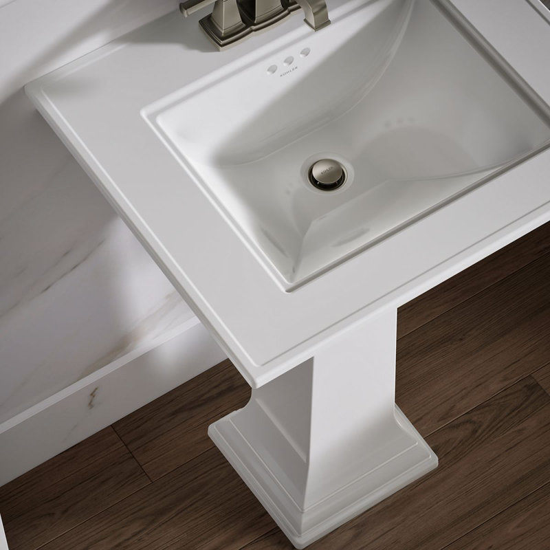 Memoirs® Stately 24" Console Bathroom Sink with Overflow, White, 4'' Centers