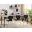 Chantey Extendable Metal Base Dining Table-1865994316