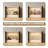 White Glass Display Cabinet with Storage for Collectibles, Wood 3-Tier Display Case with Glass Doors and 2 Drawers , Modern Hutch China Cabinet for Living Room and Kitchen-1170448586