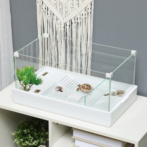 Turtle Habitat, Turtle House Aquarium Tank, Reptile