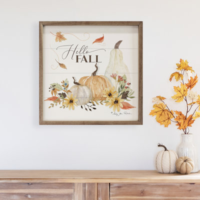 Hello Fall Pumpkins By Audrey Jeanne Roberts
