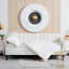 Lit de jour rembourré Boucle | Design moderne et luxueux | Mousse confortable, structure en métal sans grincement