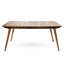 Table 69 po - Fabriquée en bois de haute qualité pour un repas en plein air dans un cadre élégant